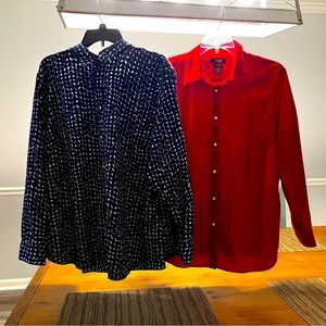 Chaps 2xl no iron button down shirts